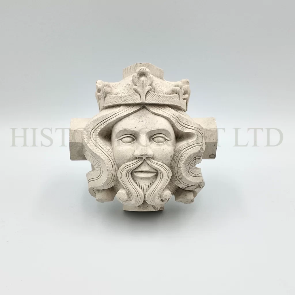 King's Head roof Boss Tewkesbury Abbey